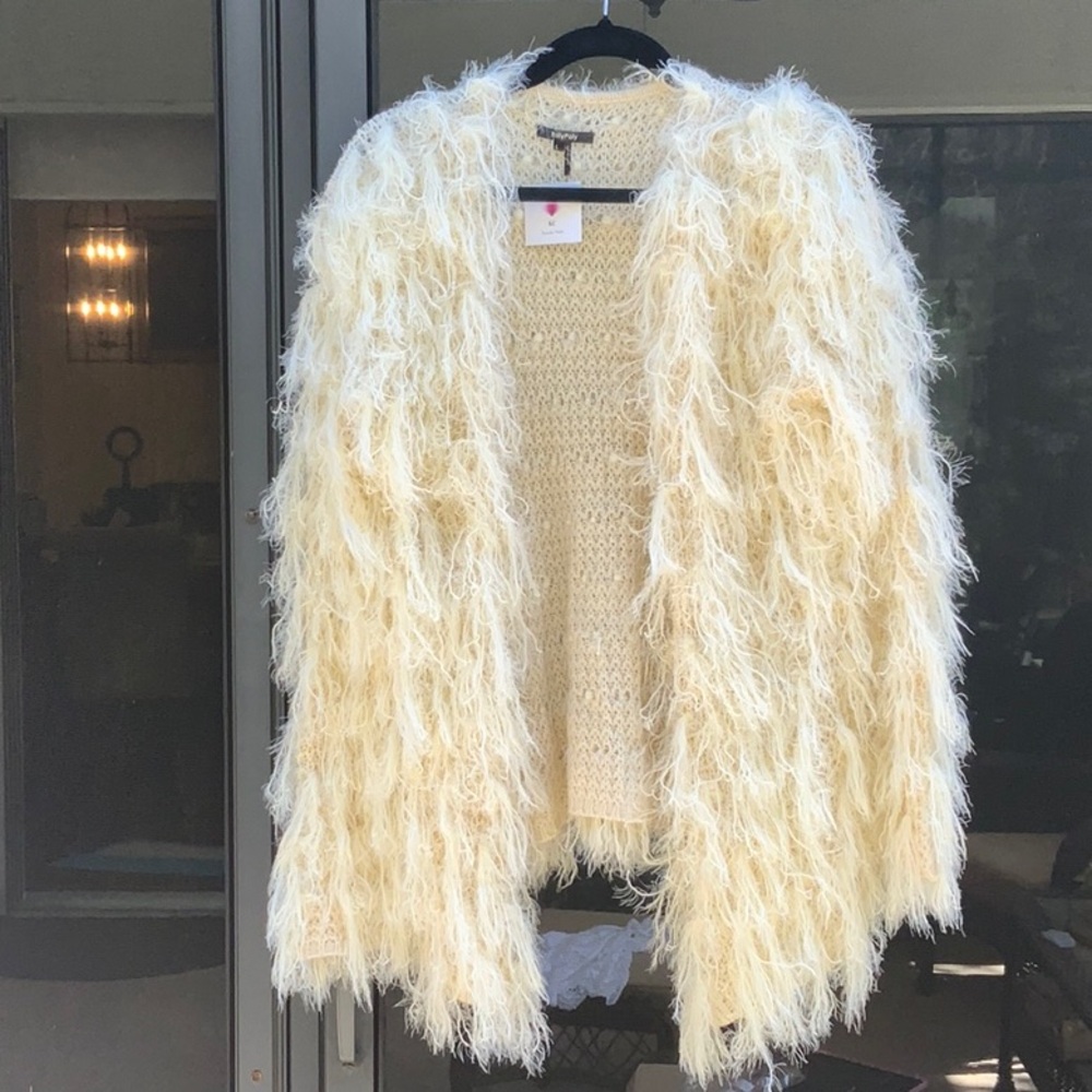 ROLY POLY CARDIGAN, SIZE LARGE